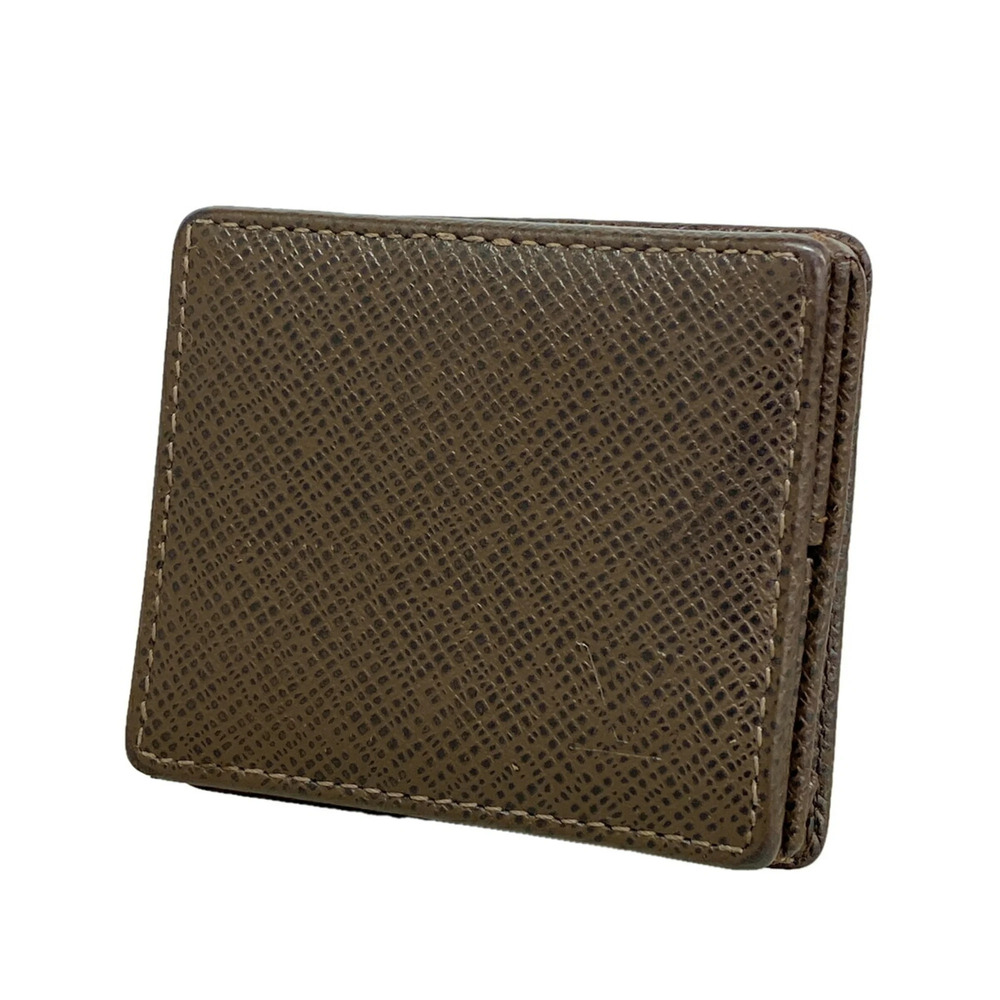 Louis Vuitton Taiga Portemonnaie Boite Wallet/Coin Case M30388 Grizzly (Men's...